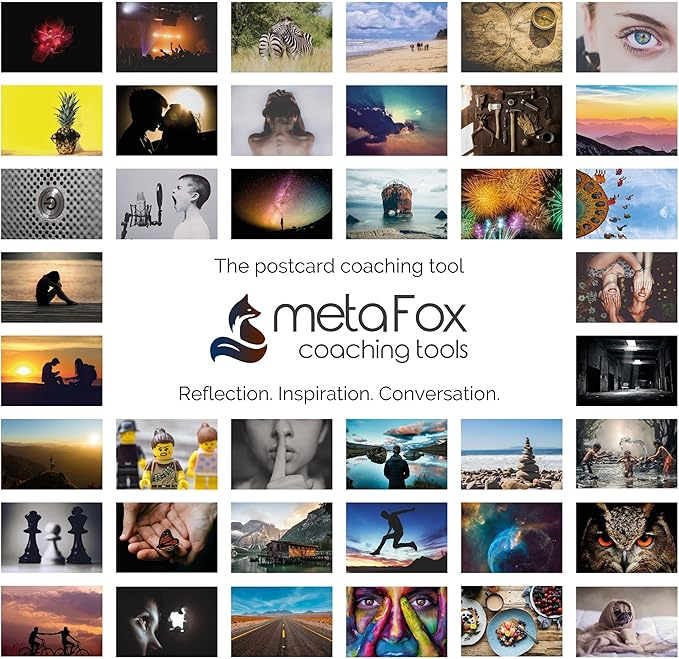 metaFox ‘World of Emotions’ Coaching Cards | 52 Emotion Picture Cards for Coaching & Therapy | Master Your Emotions & Build Emotional Intelligence