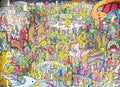 Cross & Glory - Jurassic Jive: A Night of Dino Jazz - 1000 Piece Jigsaw Puzzle for Adults & Kids 12+ & Kids | Whimsical Prehistoric Jazz Club Theme with Colorful Dinosaurs