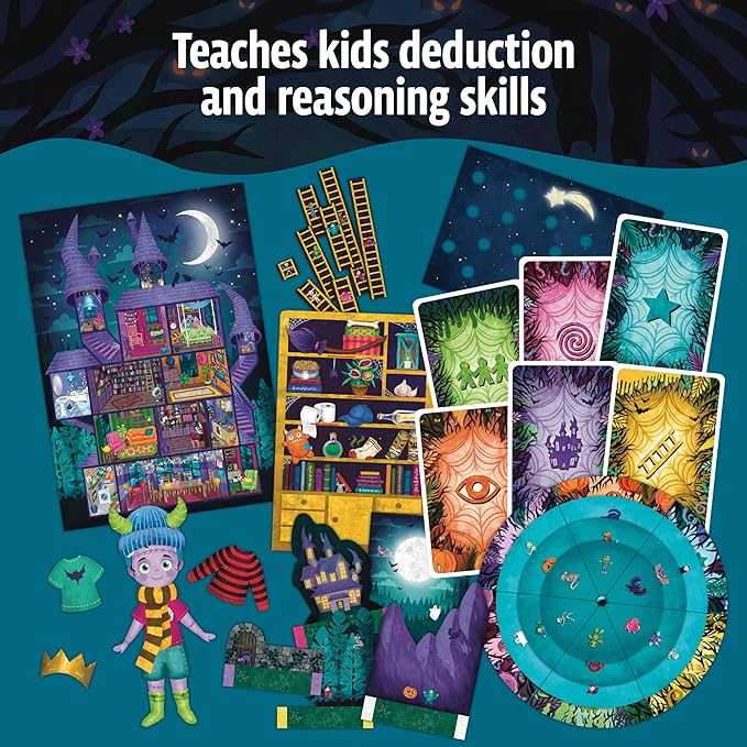 Thames & Kosmos EXIT: The Game - Kids - Midnight Spooktacular, Fun Puzzle Mystery, Cooperative, 1-4 Players
