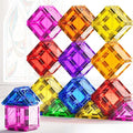 Magnetic Tiles Kids Toys, Magnetic Building Blocks STEM Magnet Building Set Preschool Learning Magnet Toys for Kids Ages 3-5 4-8, Sensory Montessori Toy for Toddlers 3+ Year Old