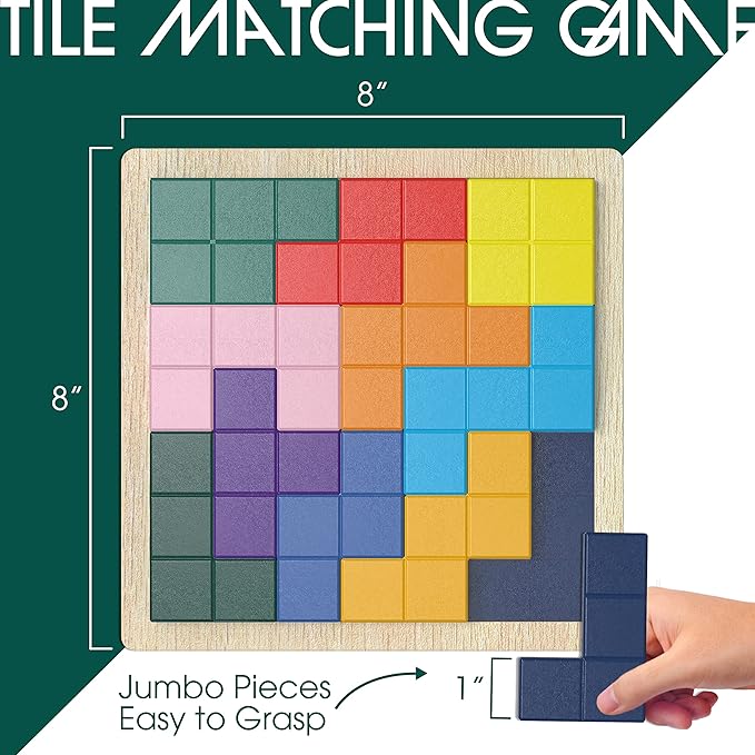 Keeping Busy Tile Matching Dementia Activities for Seniors | Memory Games for Seniors with Dementia Products for Elderly Brain Games for Adults Alzheimers Products for Elderly Brain Puzzles for Adults