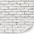 3 Sheets Self-Adhesive Wall Cladding for Dollhouse 1:12 Scale (Whitewashed Stone Wall)