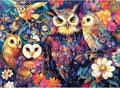 300 Pieces Owl Puzzle for Adults, Bird Puzzle 300 Pieces Recycled Cardboard Jigsaw Puzzles for Adults, Family Challenging Game Home Decor Gift Toy for Teens Kids Seniors 20.5×15 in