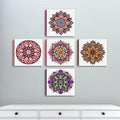 ArtPops Coloring Boxes – Pop-Up Pre-Printed Coloring Box Set – DIY Wall Art Kit for Teens & Adults – Eco-Friendly, Easy to Hang, No Frame Needed – 5-Pack, Peaceful Patterns
