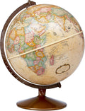 Replogle Globes Franklin World Globe, Antique Ocean, 12-Inch Diameter, Raised Relief (3-Dimensional Relief of Major Mountain Ranges). This Easy to assemble globe features over 4000 place names including political borders and provincial borders, shippin...