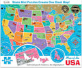 Re-marks Map of USA Deluxe Jigsaw Puzzle with Whimsy Pieces- All Ages