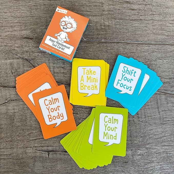 Open The Joy Anger Management Box – Emotional Regulation Kit for Kids with Calming Tools, DIY Crafts, and Stress Relief Activities, Perfect for Social-Emotional Learning and Mindfulness Practice