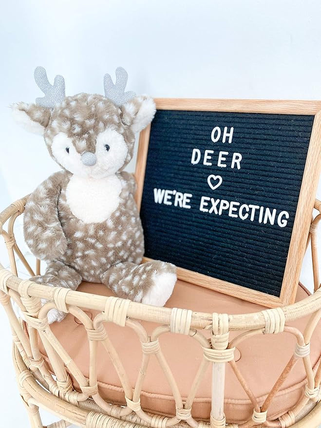 MON AMI Fiona The Fawn Stuffed Animal – 15”, Soft & Cuddly Stuffed Toy Animal for Little Girls/Boys, Great Gift for Kids of All Ages