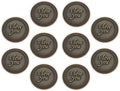Bulk Set of 10 Romantic Love Expression Coins, I Love You, Grow Old Along with Me, The Best is Yet to Be, Anniversary Pocket Tokens for Date Night, Love Gift for Men & Women, from Him or Her