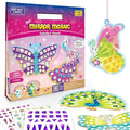 Imagimake Mirror Mosaic Butterfly & Peacock Kids Art Set | DIY Craft Kit | Foil Stickers for Kids | Mosaic Kit | Travel Toys | Birthday Gift for Girls and Boys Ages 3,4,5,6,7,8
