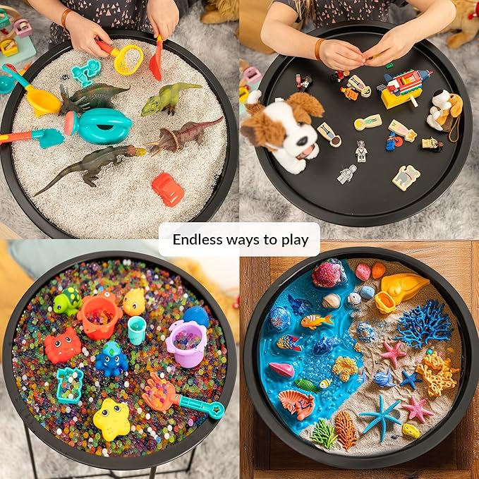 Tuff Tray for Sensory Play | Tuff Tray with Stand for Kids | Sensory Table for Sand & Water Exploration | Kids Play Table | Indoor & Outdoor Activities | Playtray for Classroom