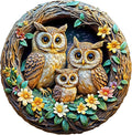 Wooden Puzzles for Adults - Owl Family Wooden Jigsaw Puzzle - Unique Shape 3D Vision Wood Puzzles Adult - Christmas Birthday Gifts for Adults/Friends/Family - 300pcs 13.4 * 13.1in