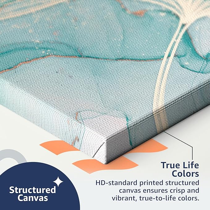 artgeist Canvas Wall Art Print World Map 24x16 in - 1pcs Home Decor Framed Stretched Picture Photo Painting Artwork Modern Art Image - Country Map Kontinente Abstract k-A-0512-b-a