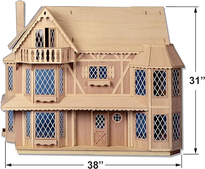 Greenleaf Harrison Dollhouse Kit - 1 Inch Scale