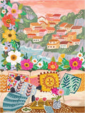 KI Puzzles 500-Piece Jigsaw Puzzle – Aromatherapy Blueboard with Candle – Cozy Olivia Gibbs Vacation Spot – 24x18 Relaxing Hygge Puzzle for Adults & Teens