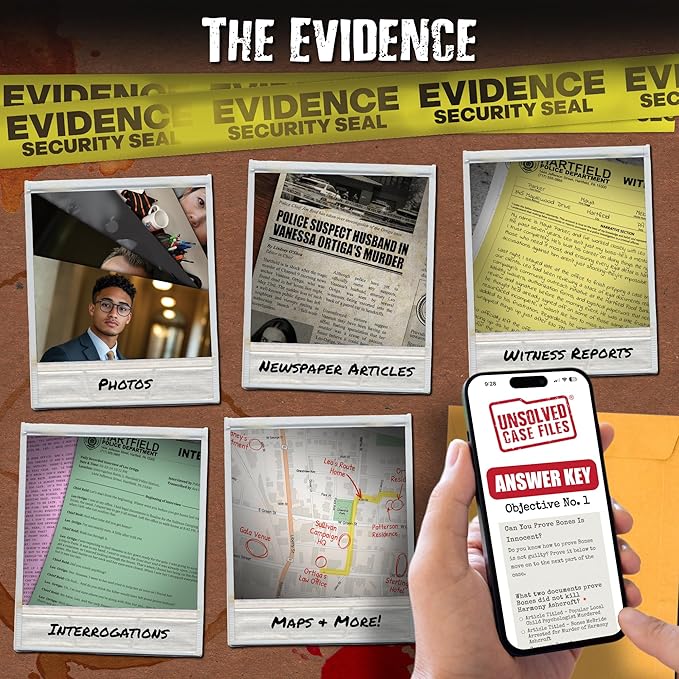 Unsolved Case Files | Ortiga, Vanessa - Cold Case Murder Mystery Game - Can You Solve The Crime?