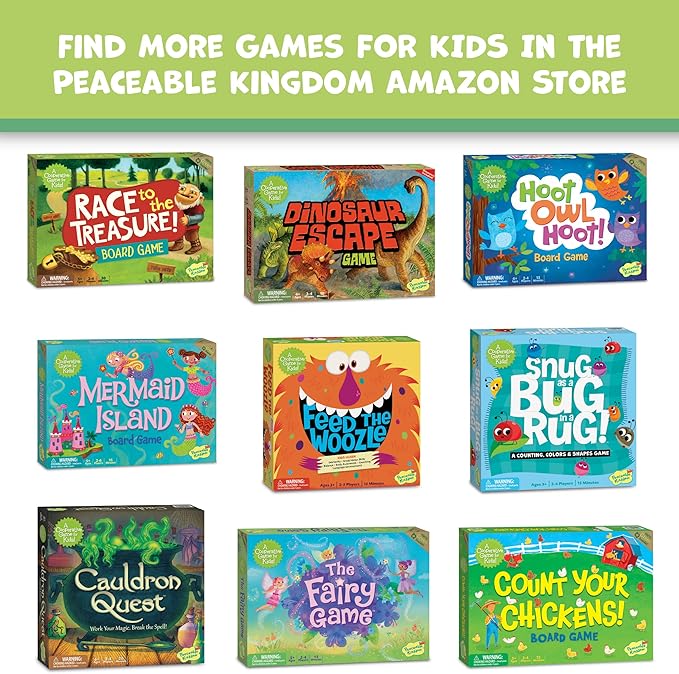 Peaceable Kingdom Acorn Soup Game - Educational Games for Toddlers, Includes Instructions and Parent Guide - 2 Year Old and Up