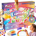 Playz Edible Exploding Candy Making Science Kit for Kids Ages 8-12 Years Old - Food Science Chemistry Kid Science Kit with 29 Experiments, Educational Science Kits for Boy & Girls