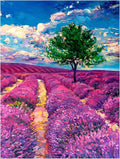 KI Puzzles 500 Piece Puzzle for Adults Aromatherapy Lavender Jigsaw with Scented Candle from Playview Brands