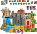 120-piece Magnetic Blocks for Kids Ages 4-8 - 1-inch Pixel Building Cubes | Stem Crafting Toy with Figures & Bag | Magnet Building Construction Toys for Boys & Girls 3+ Age