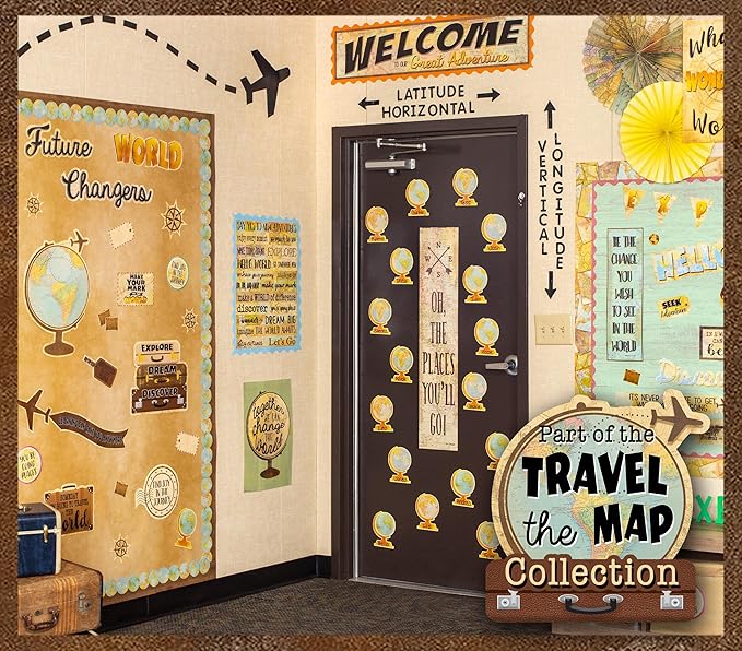 Teacher Created Resources Travel The Map Globes Accents (TCR8641)