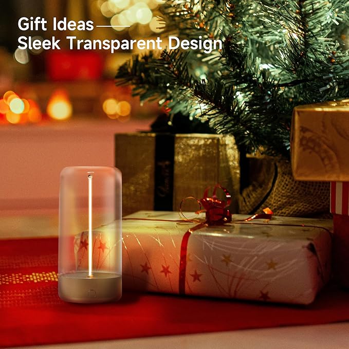 AUGE LIGHT Mini Minimalist Table Lamp Cordless Desk Lamp Rechargeable Modern Night Lights Portable Nightstand Lamps Unique Ambient Light Mood Lighting for Bedroom, Beside, Nursery Desk Decor (Golden)