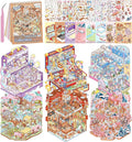 DIY 3D House Stickers, 6 Sets Fun DIY Stickers Scene Make Your Own Mini House Cute Cartoon Animal Scene Stickers for Kids Adult Sticker Art Relief Stress Pass The Time