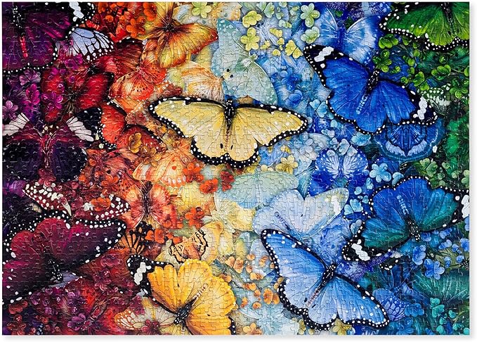Butterfly Gradient | Traditions by Mosaic Puzzles - 1000 Piece Puzzle