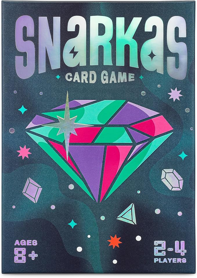 Hootenanny Games Snarkas Card Game | Gem-Collecting Adding & Matching Game | Perfect for Family Games | 2-4 Players, Ages 8+