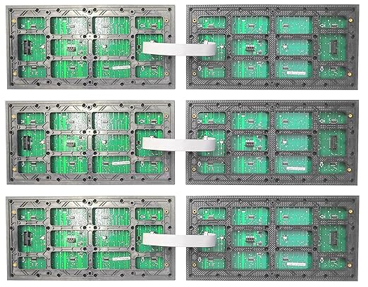 EEEEE P10 Red LED Panel Display Large Size 32cm X 16cm, 512 pcs of LED, Each Individual addressable, Controlled by Uno r3 with Arduino IDE.