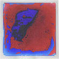 Art3d 1-Pack Liquid Dance Floor Colorful Home Decor Tile, 11.8" x 11.8" Blue-Red
