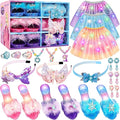 Princess Dress Up Toys & Jewelry Boutique,Girl Role Play Gifts,Kids Toys for 3-6 Years Girl Toddler B-Day Party Favors